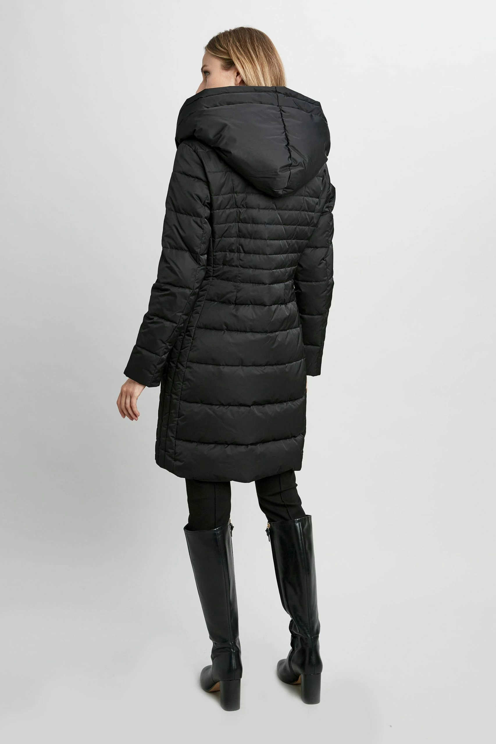 Tahari Long Double Layer Puffer Coat 6 Tahari Long Double Layer Puffer Coat - Image 4