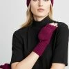 Elie Tahari Cashmere Popover Glove -Elie Tahari Sales 2023 AR1X3301 PLUM 1HERO