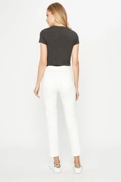 Elie Tahari Jaden High Rise Jean -Elie Tahari Sales 2023 C42VH200 JADENJEAN WHITE 3BACK 068