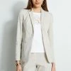Elie Tahari Linen Blazer -Elie Tahari Sales 2023 CR405K200 PUTTYMELANGE E405K103 PUTTYMELANGE E45XB503 PEARL 2front 082