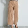 Elie Tahari Cropped Corduroy Pant -Elie Tahari Sales 2023 CROPPEDCORDPANT E801H202 HAZELNUT 2FRONT 1790