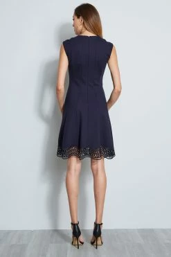 Elie Tahari Heidi Dress -Elie Tahari Sales 2023 CU82W62U STARGAZIER DRESS 3BACK 222