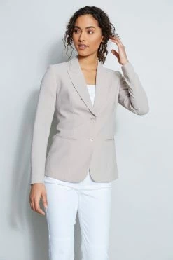 Elie Tahari Whitney Jacket -Elie Tahari Sales 2023 CU88710U MACRAME 2FRONT 023