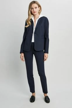 Elie Tahari Darcy Jacket -Elie Tahari Sales 2023 CU8P810U NAVYYARD 1HERO 048