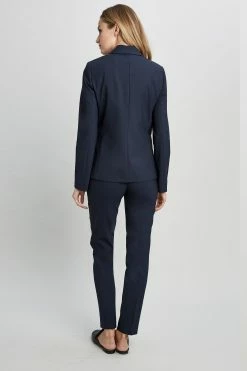 Elie Tahari Darcy Jacket -Elie Tahari Sales 2023 CU8P810U NAVYYARD 3BACK 088