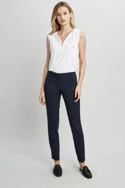 Elie Tahari Jillian Straight Leg Pant