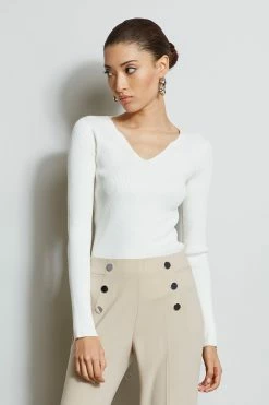 Long Sleeve Sweetheart Knit