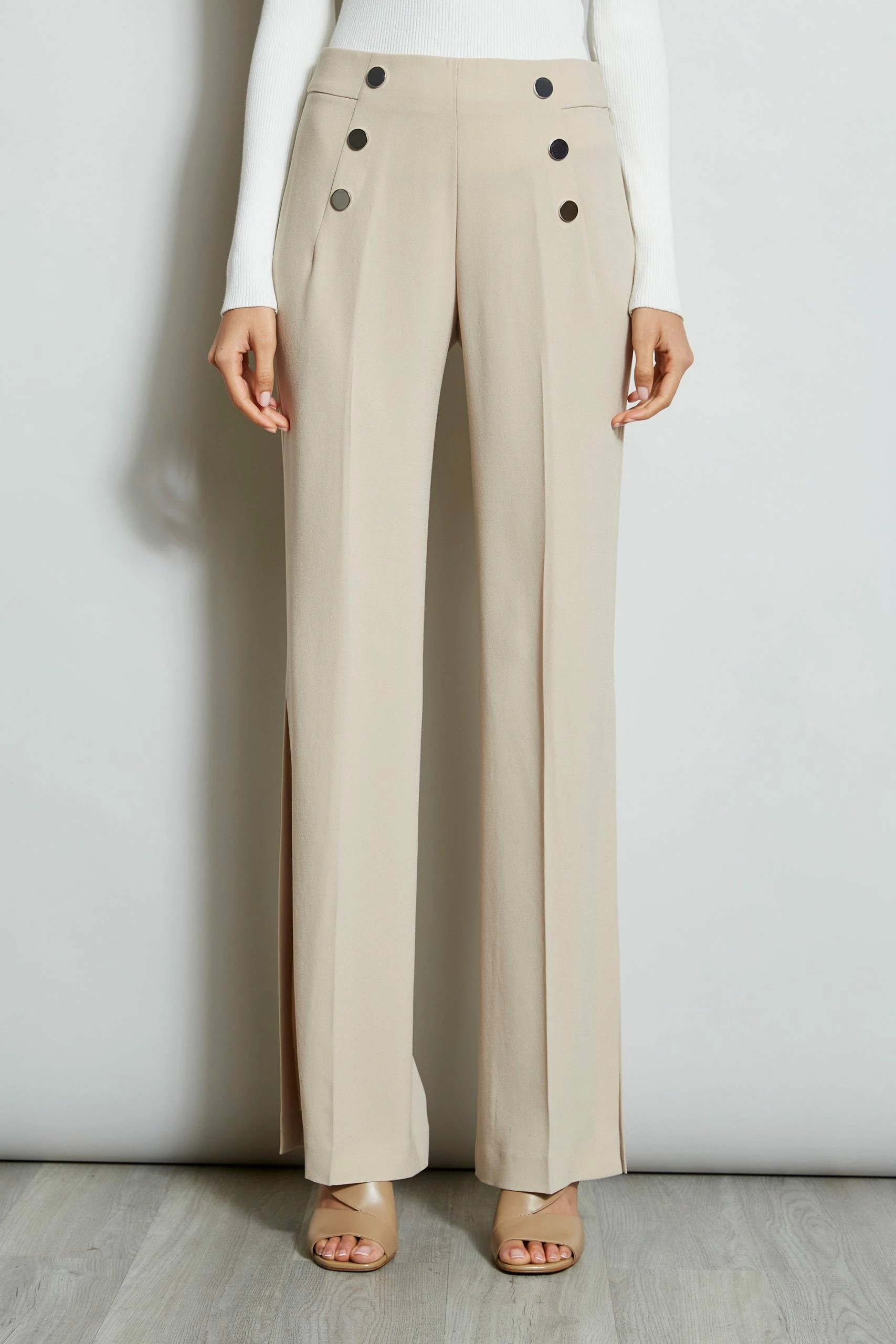 Elie Tahari Slit Button Pant 6 Elie Tahari Slit Button Pant - Image 4