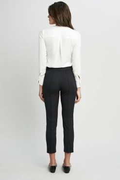 Elie Tahari Contour Slim Pant 10 Elie Tahari Contour Slim Pant -Elie Tahari Sales 2023 E10M0211 BLACK 3BACK 0349