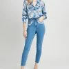 Elie Tahari Embroidered Jean