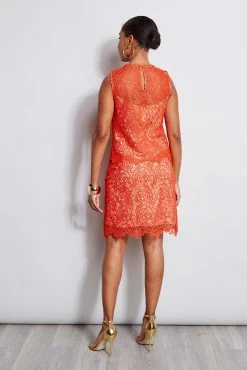 Elie Tahari Lace Skirt -Elie Tahari Sales 2023 E201D303 Tomato E2087103 Tomato E201D503 Tomato 3BACK 708