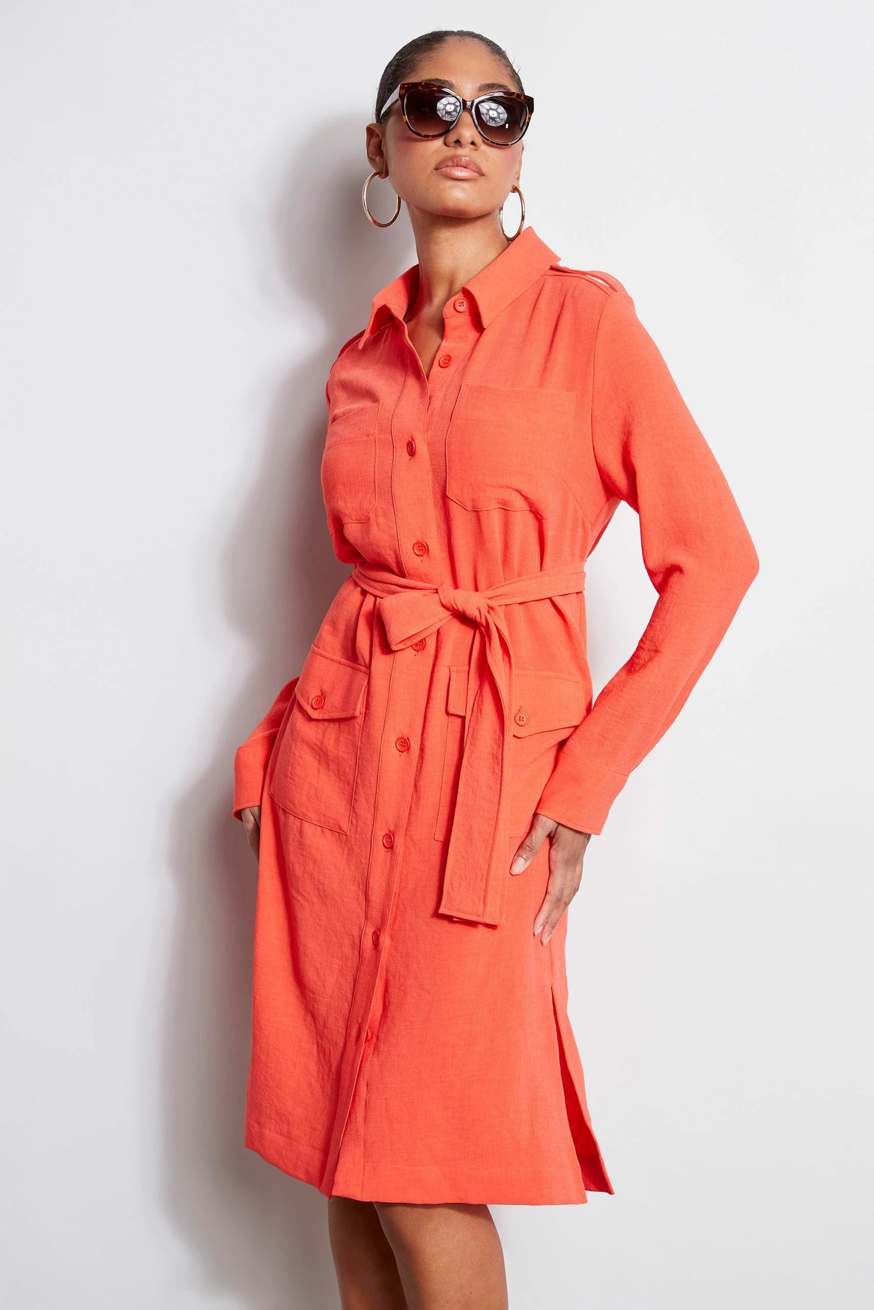 Elie Tahari Utility Shirt Dress 5 Elie Tahari Utility Shirt Dress - Image 3