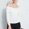 Off Shoulder Sweater