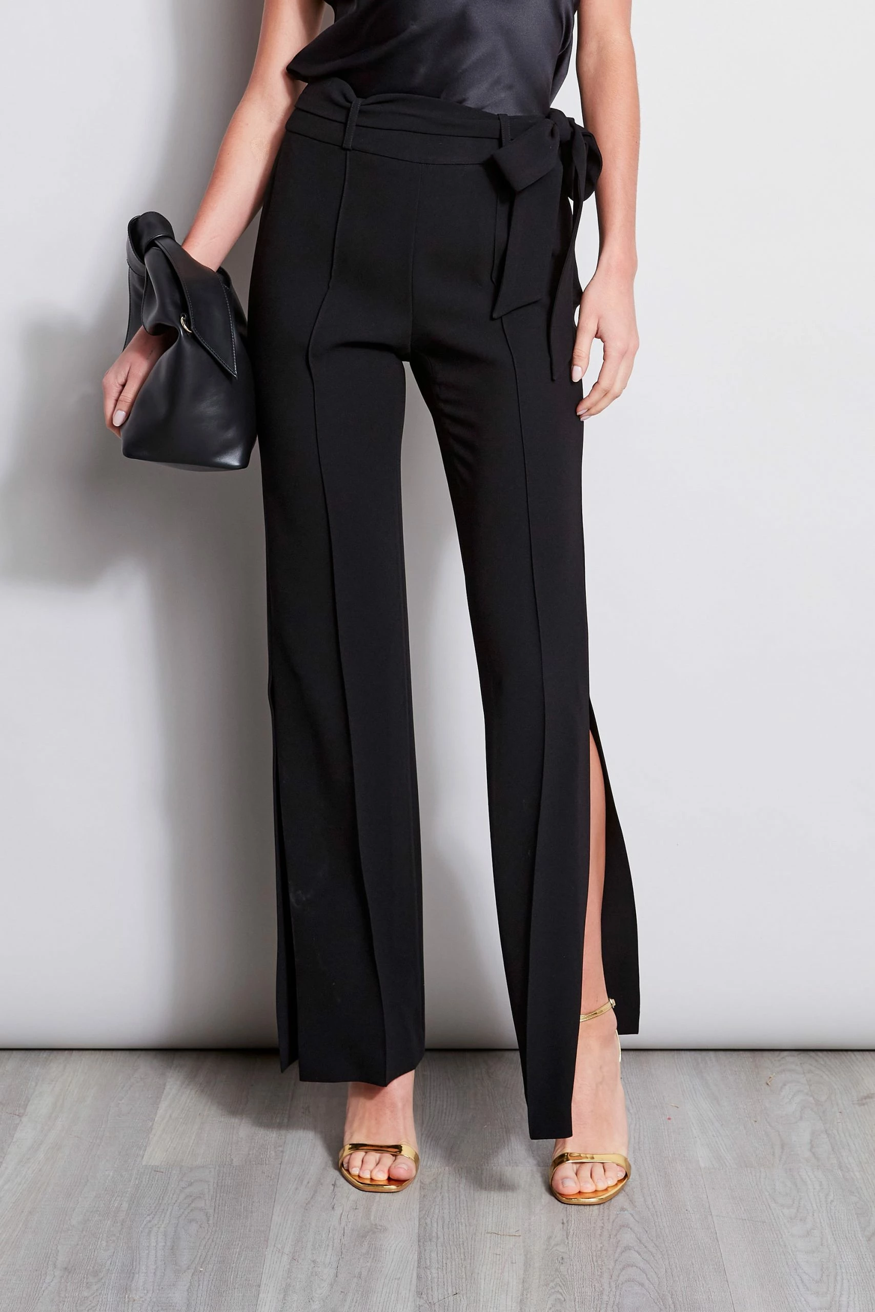 Elie Tahari Side Slit Sash Pant 3 Elie Tahari Side Slit Sash Pant