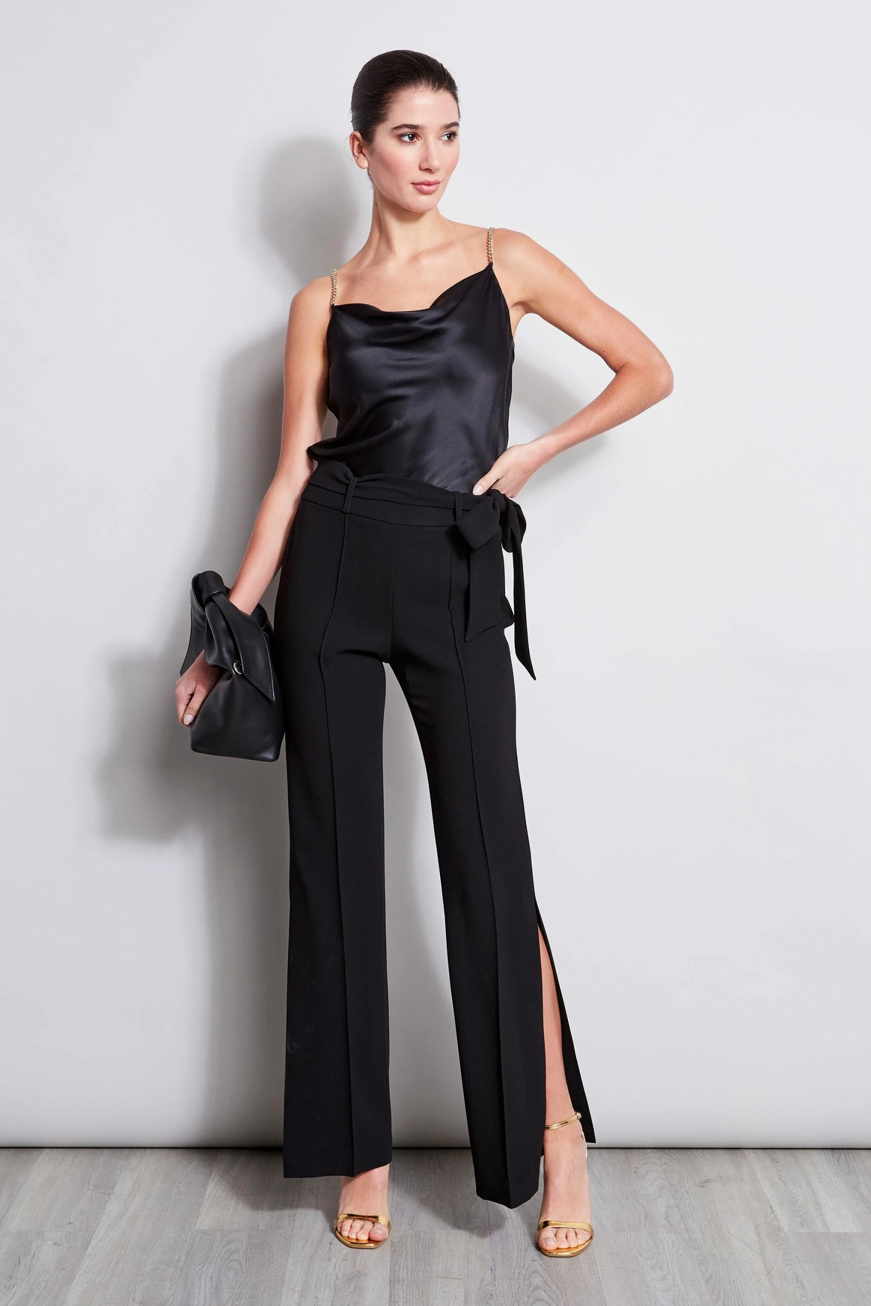 Elie Tahari Side Slit Sash Pant 4 Elie Tahari Side Slit Sash Pant - Image 2
