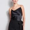 Elie Tahari Silk Satin Chain Cami