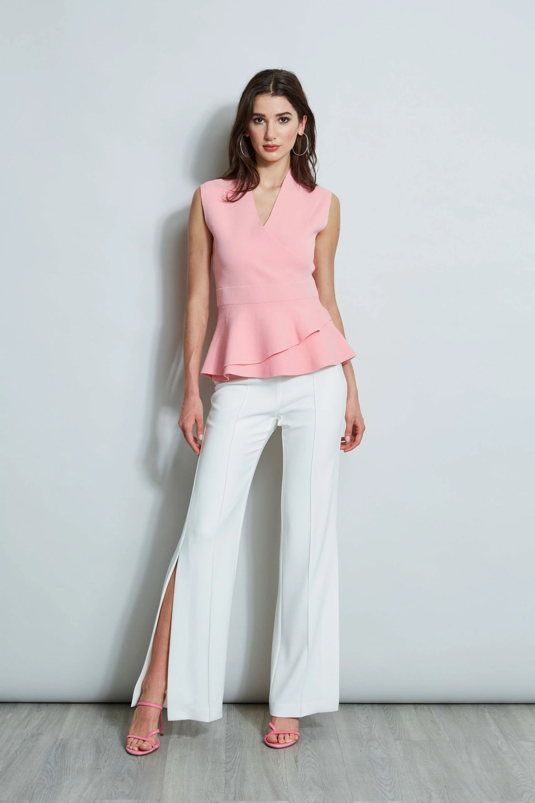 Wrap Peplum Sweater 4 Wrap Peplum Sweater - Image 2