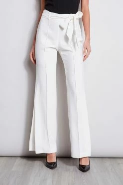 Elie Tahari Side Slit Sash Pant