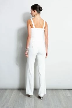 Elie Tahari Corset Top -Elie Tahari Sales 2023 E2087223 Foam ER087102 Black E2087503 Foam 3BACK 1025