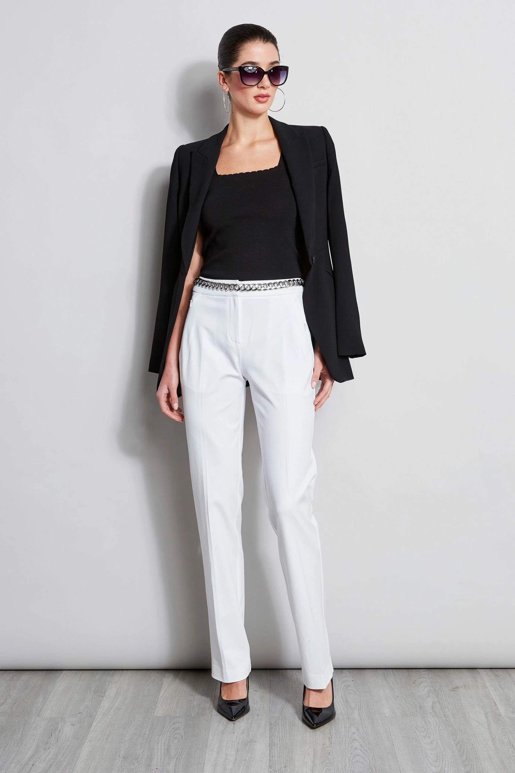 Elie Tahari Straight Leg Stretch Pant 4 Elie Tahari Straight Leg Stretch Pant - Image 2