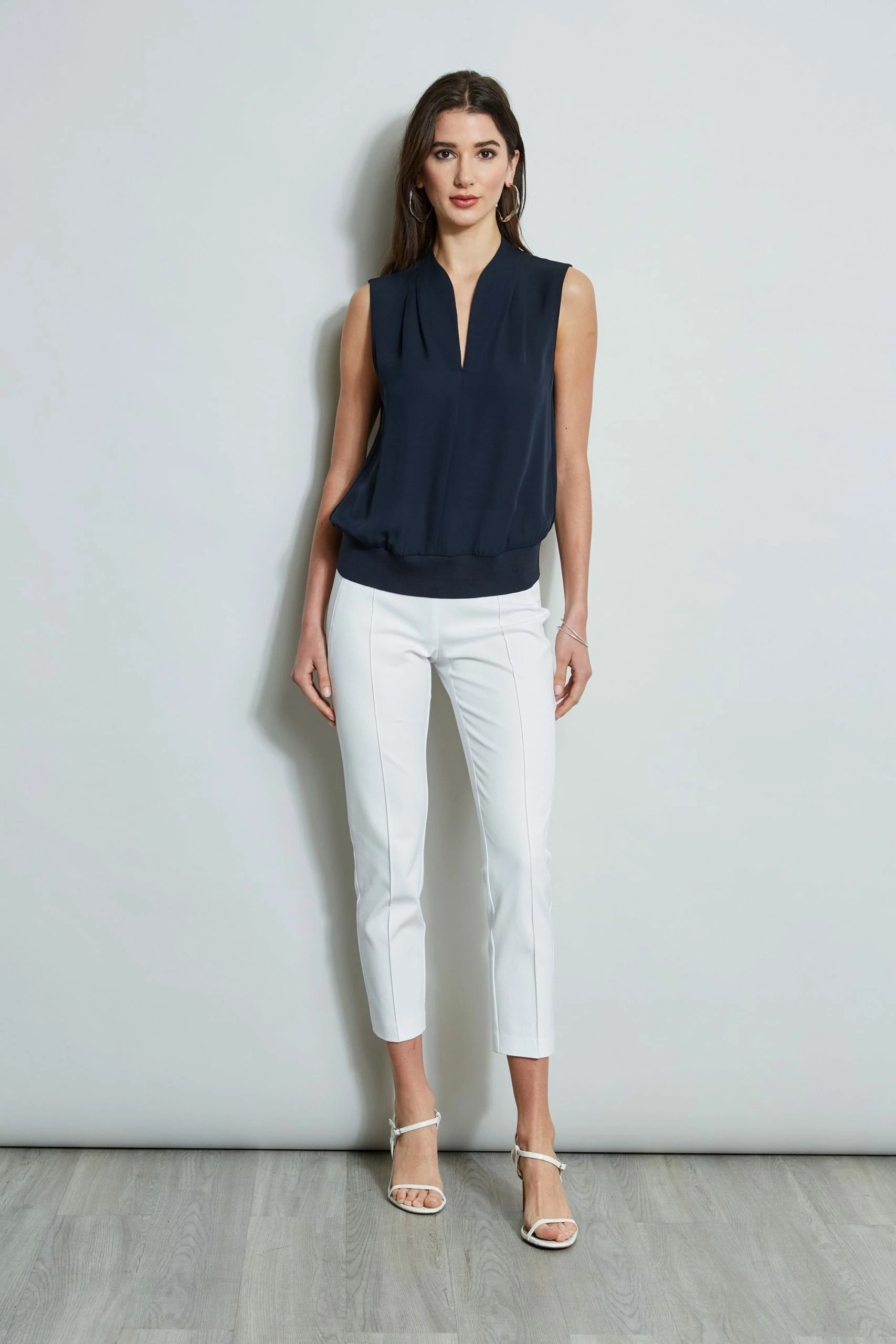 Elie Tahari Silk Contour Rib Shirt 5 Elie Tahari Silk Contour Rib Shirt - Image 3