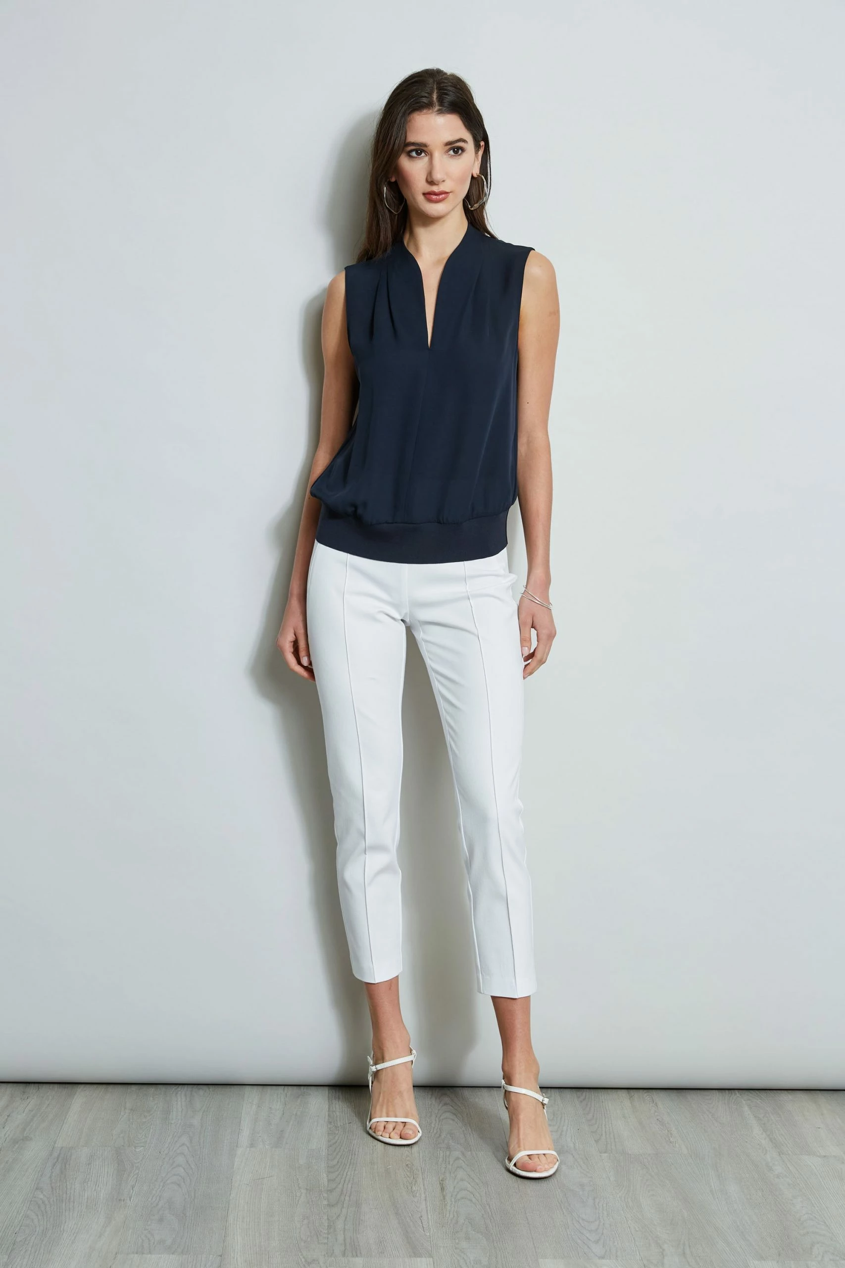 Elie Tahari Silk Contour Rib Shirt 6 Elie Tahari Silk Contour Rib Shirt - Image 4