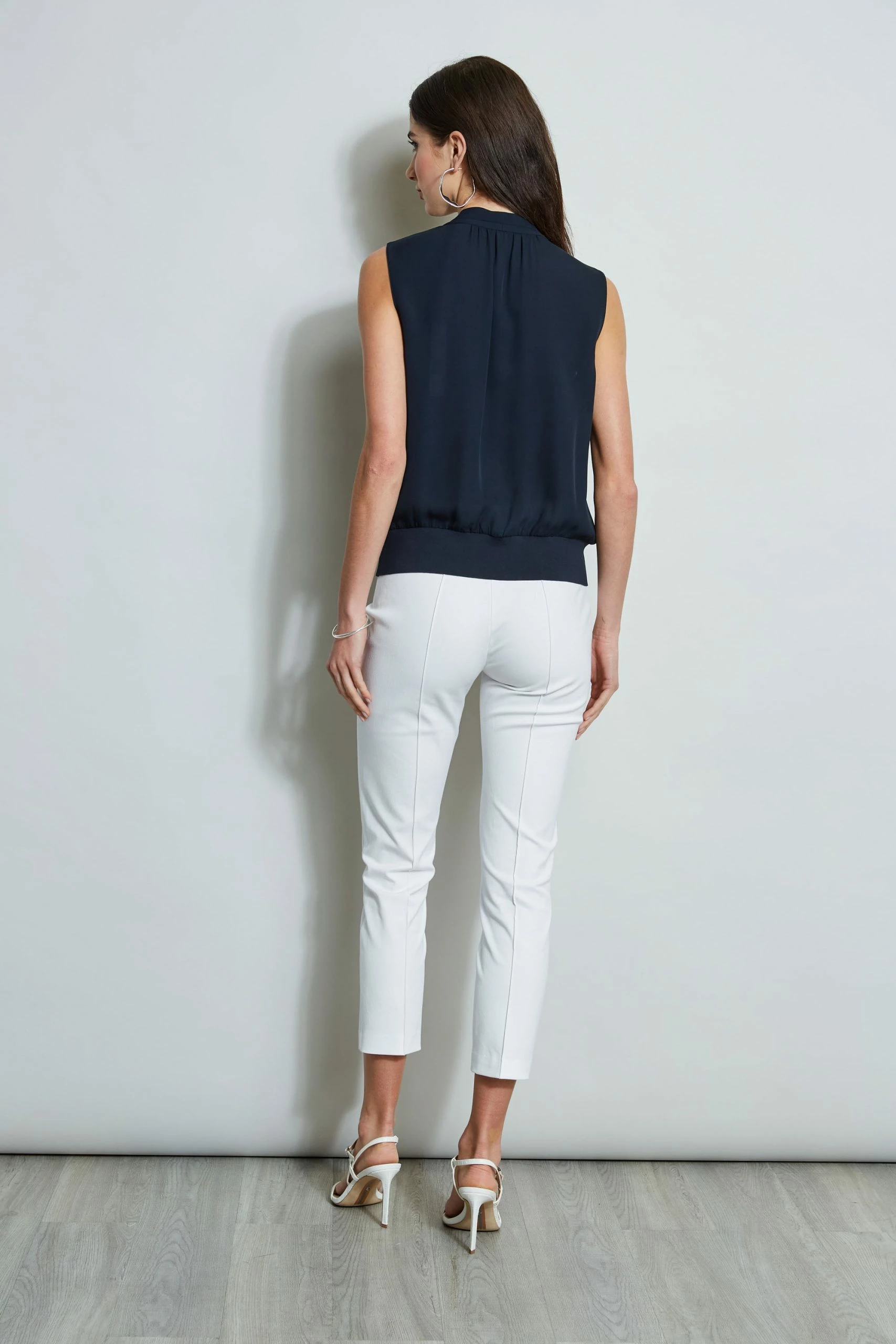 Elie Tahari Silk Contour Rib Shirt 9 Elie Tahari Silk Contour Rib Shirt - Image 7