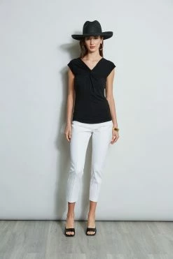 Elie Tahari Twist Knot Knit -Elie Tahari Sales 2023 E20M021U WHITE E556X503 BLACK 1Hero 385 06cbe543 ddd9 4ba0 b2ec cf8e99aa50fc
