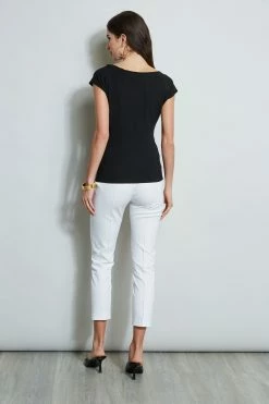 Elie Tahari Twist Knot Knit -Elie Tahari Sales 2023 E20M021U WHITE E556X503 BLACK 3back 413 7187cc84 7d8c 4964 884c 997fe4eaef0f