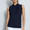 Elie Tahari Sleeveless Mock Twist Knit -Elie Tahari Sales 2023 E256B522 STARGAZER 2FRONT 012