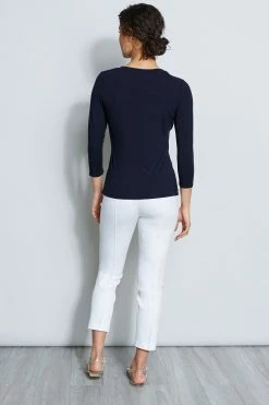 Elie Tahari Asymmetrical Twist Knot Knit -Elie Tahari Sales 2023 E256B542 STARGAZER 3BACK 022