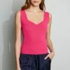 Elie Tahari Contour Tank Sweater -Elie Tahari Sales 2023 E25X3502 PEONY 2FRONT 014