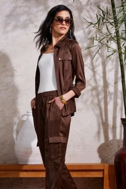 Elie Tahari Cargo Utility Jacket -Elie Tahari Sales 2023 E3027201 SUMATRA E5027503 SUMATRA E15XA502 FOAM 1106