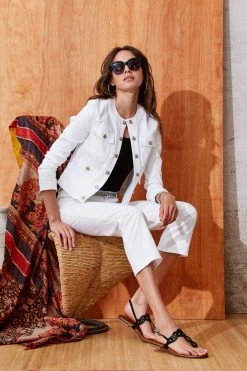 Elie Tahari Cropped White Jeans -Elie Tahari Sales 2023 E303D202 WHITE E303D103 WHITE E15XA502 BLACK 1547 a2cc9956 a651 44fb a2af d44d06a4c78a