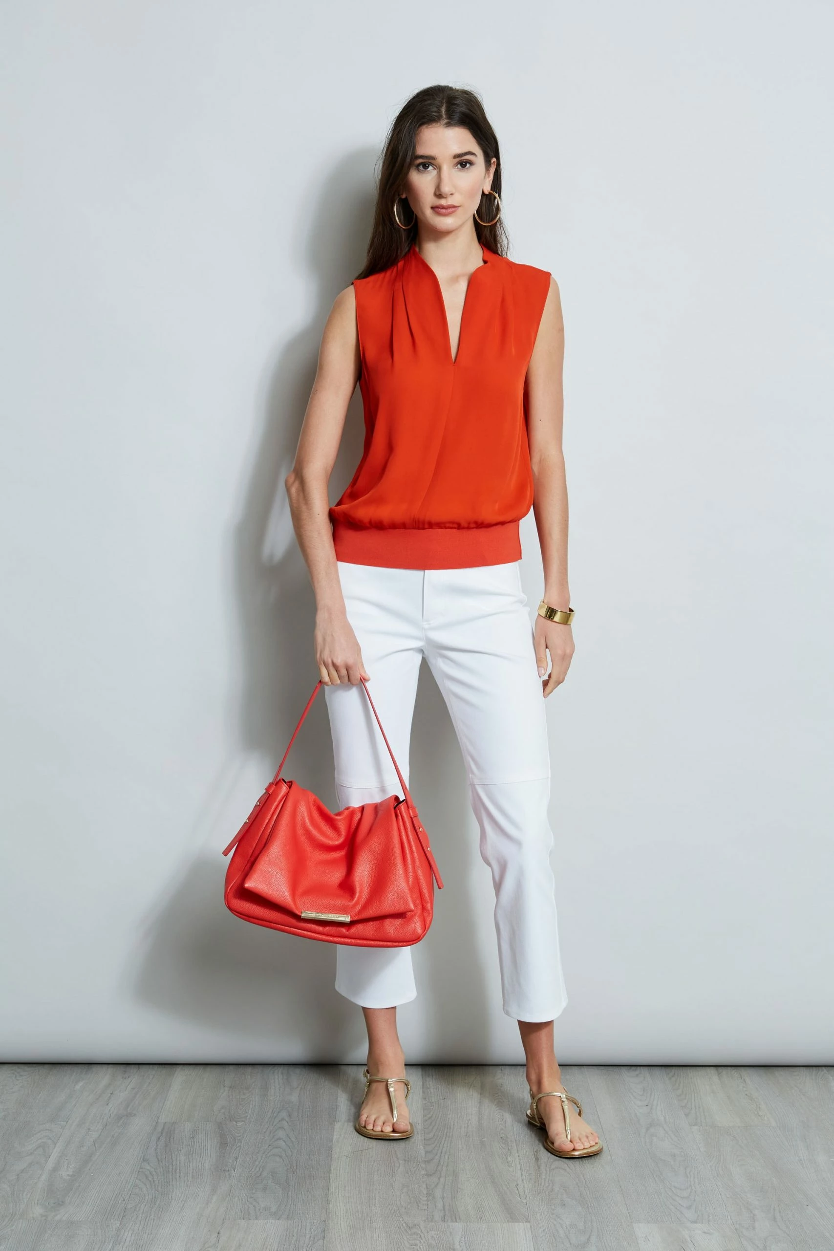 Elie Tahari Silk Contour Rib Shirt 5 Elie Tahari Silk Contour Rib Shirt - Image 3