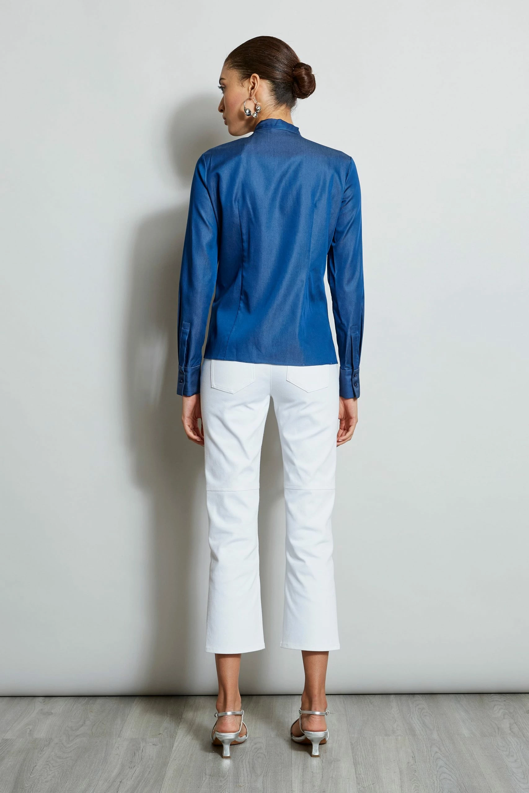 Elie Tahari Iridescent Tie Shirt 5 Elie Tahari Iridescent Tie Shirt - Image 3