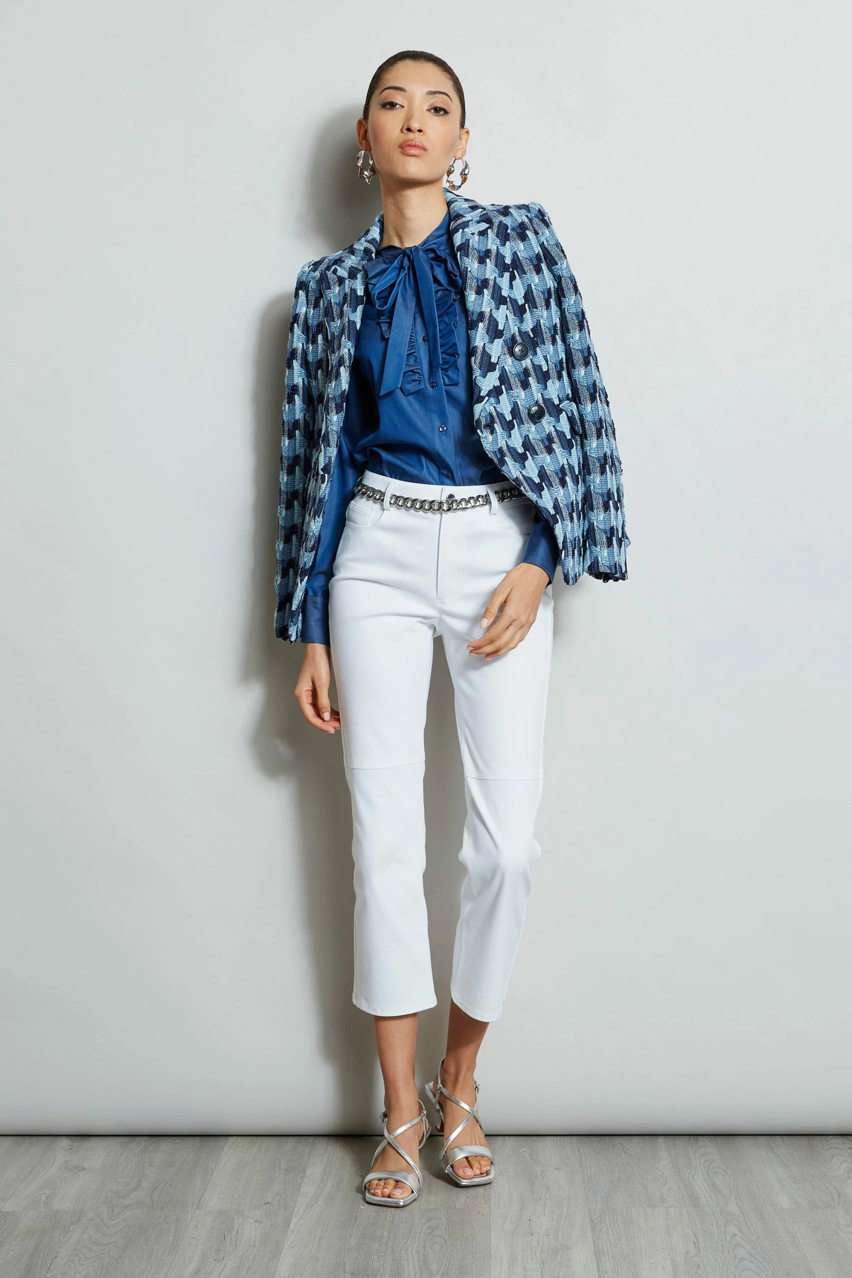 Elie Tahari Iridescent Tie Shirt 4 Elie Tahari Iridescent Tie Shirt - Image 2