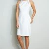 Elie Tahari Linen Lace Detail Dress -Elie Tahari Sales 2023 E305K602 WHITE 1HERO 007