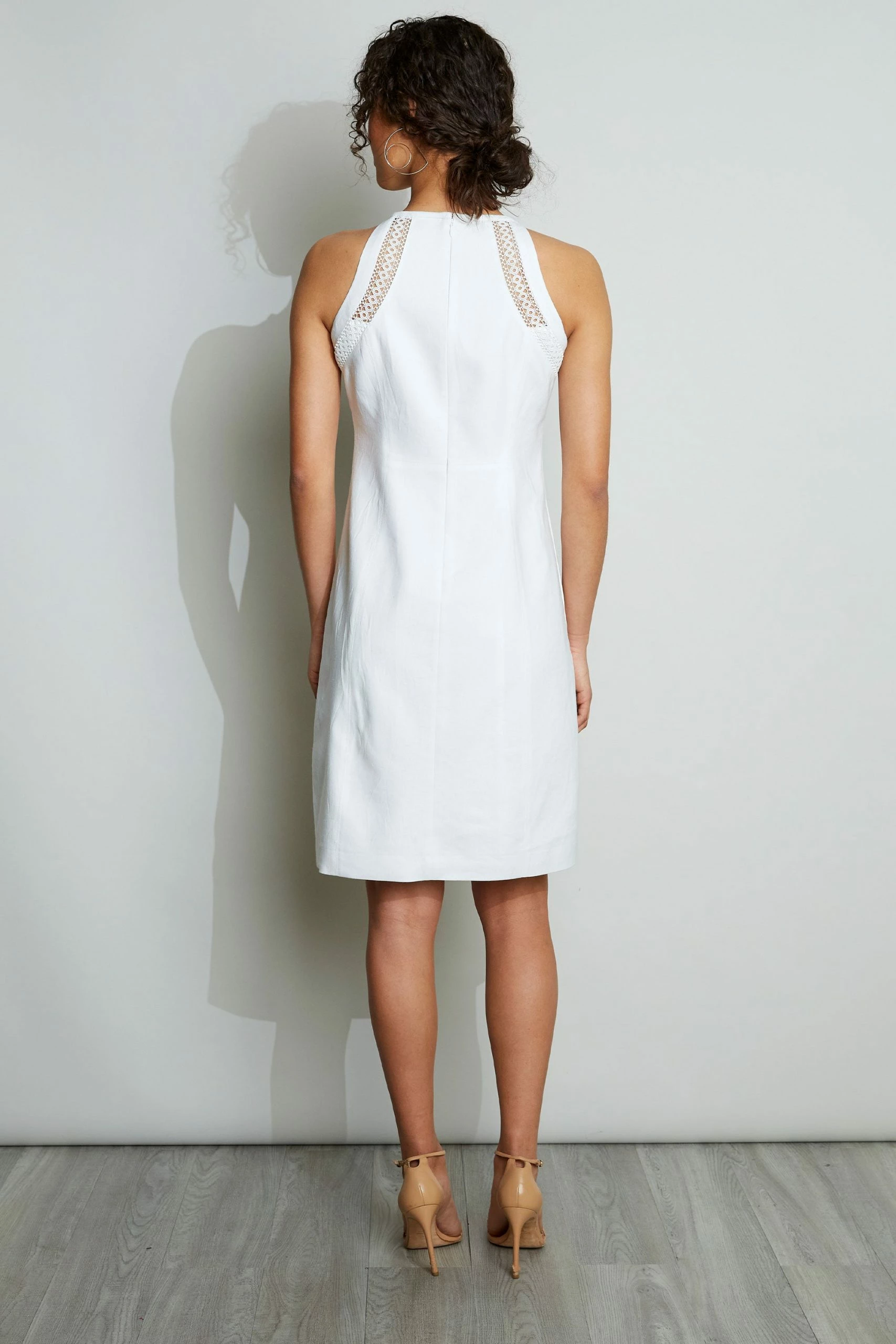 Elie Tahari Linen Lace Detail Dress 10 Elie Tahari Linen Lace Detail Dress - Image 8