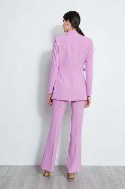 Elie Tahari Side Slit Blazer 9 Elie Tahari Side Slit Blazer -Elie Tahari Sales 2023 E3087203 ORCHID E3087103 ORCHID E307G502 FRESHPEARL 3BACK 041