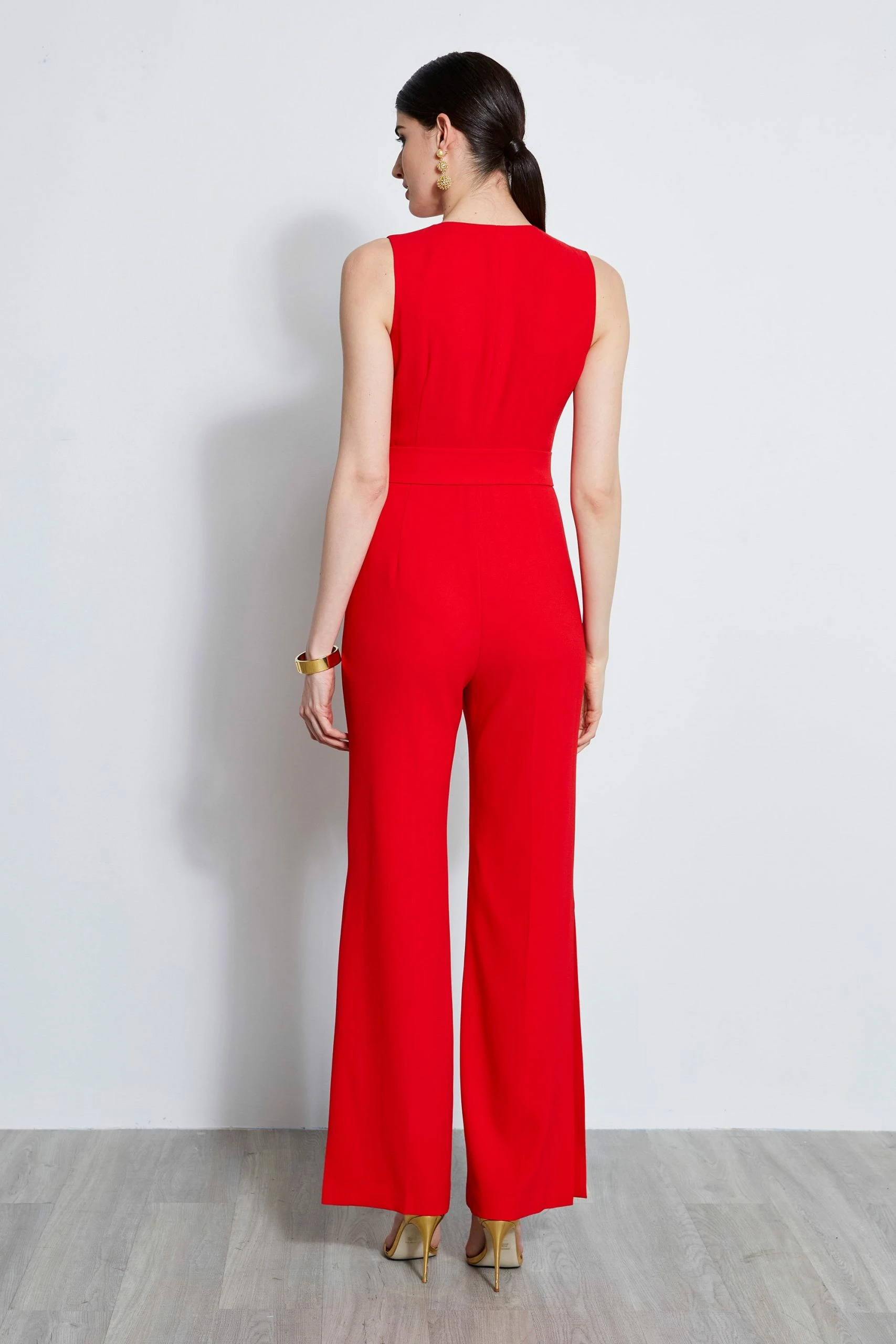 Elie Tahari Belted Slit Jumpsuit 5 Elie Tahari Belted Slit Jumpsuit - Image 3