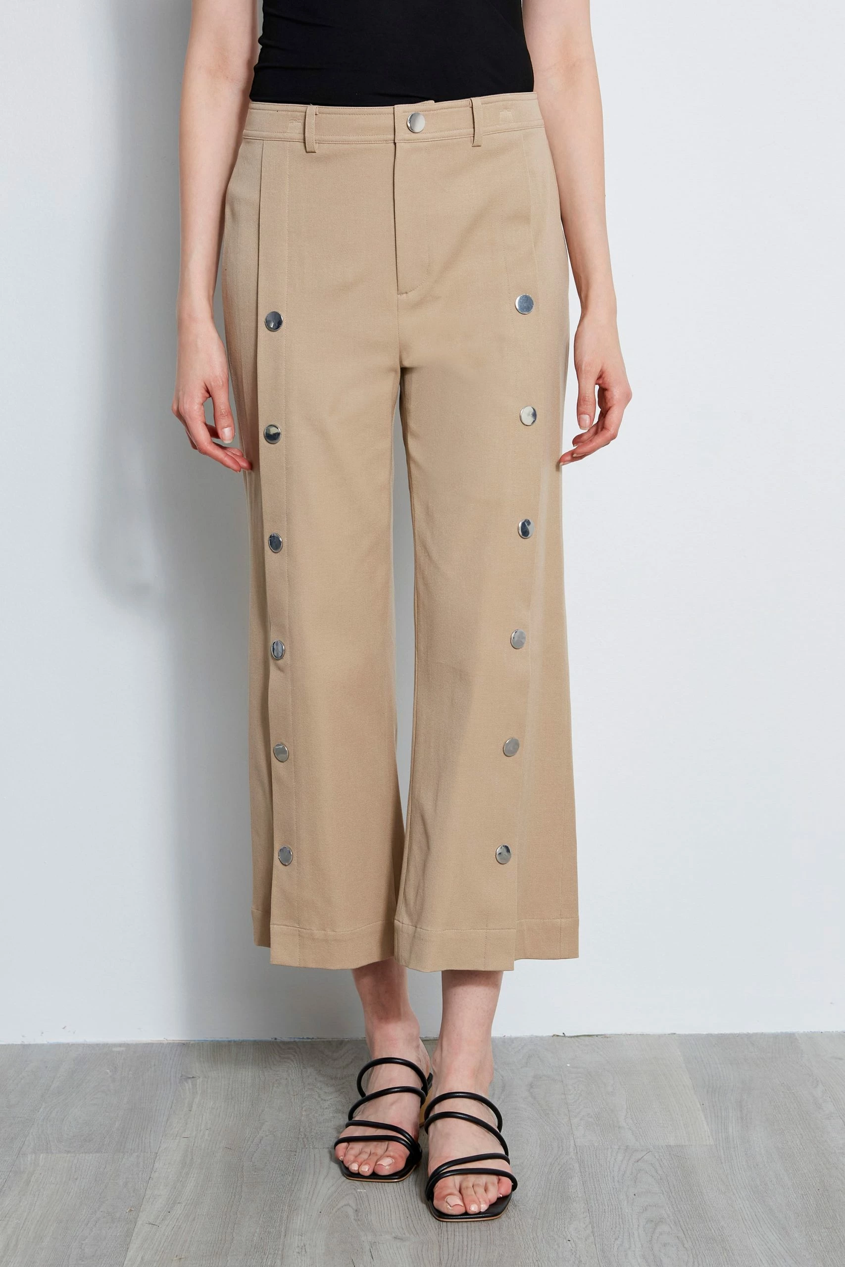 Elie Tahari Stretch Twill Snap Pant 3 Elie Tahari Stretch Twill Snap Pant