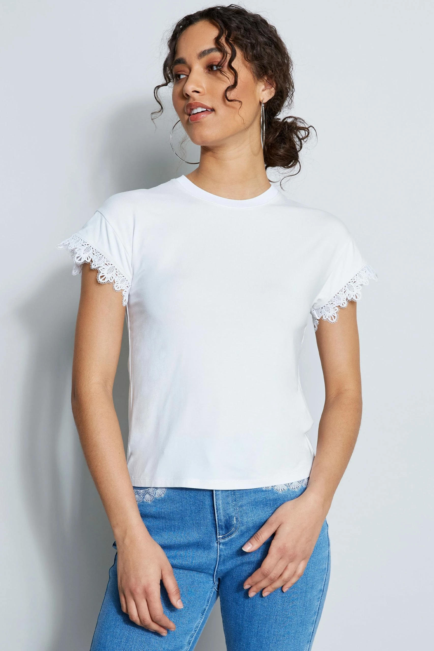 Elie Tahari Lace Trim Knit 3 Elie Tahari Lace Trim Knit