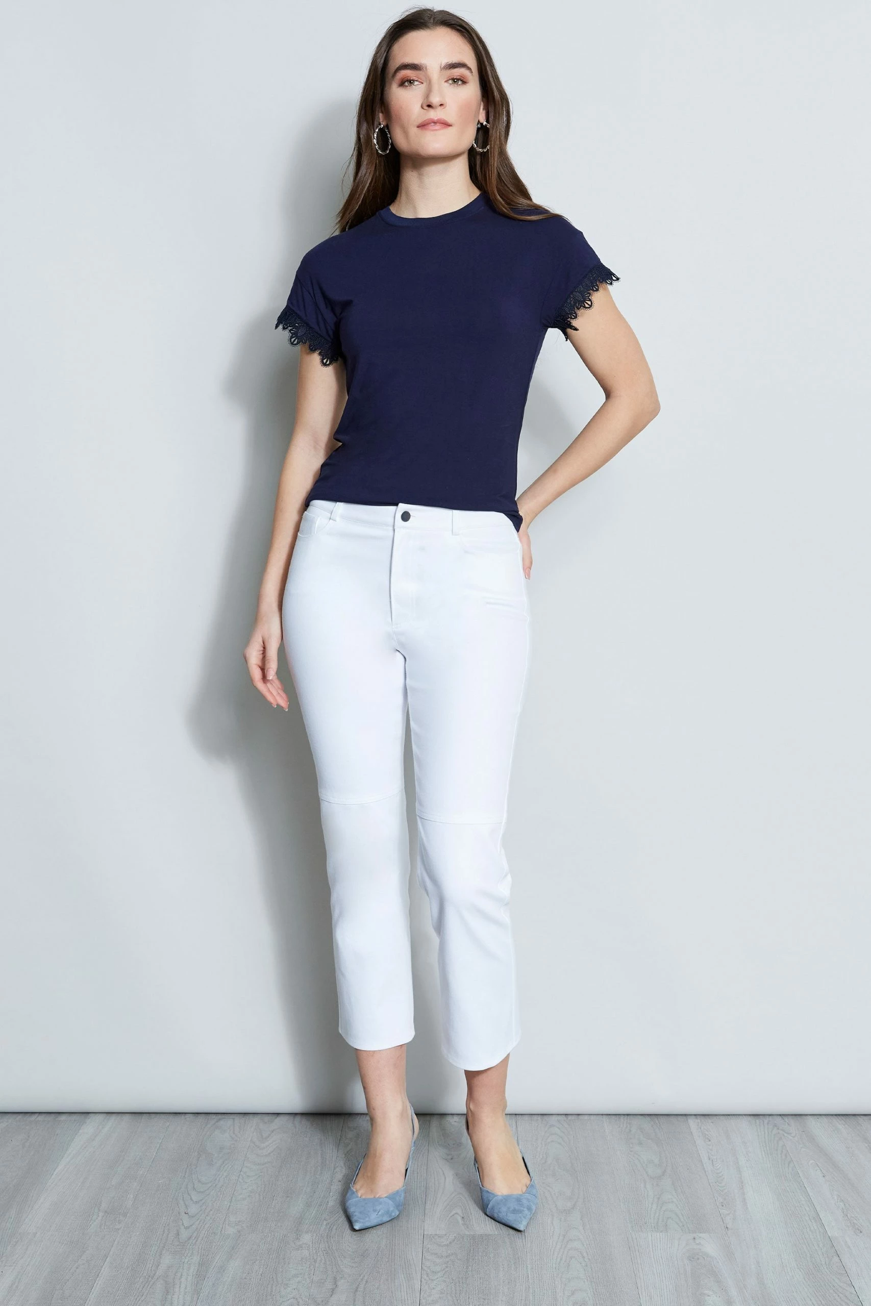 Elie Tahari Lace Trim Knit 4 Elie Tahari Lace Trim Knit - Image 2