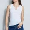 Elie Tahari Bar Tank -Elie Tahari Sales 2023 E356X512 WHITE 2FRONT 021