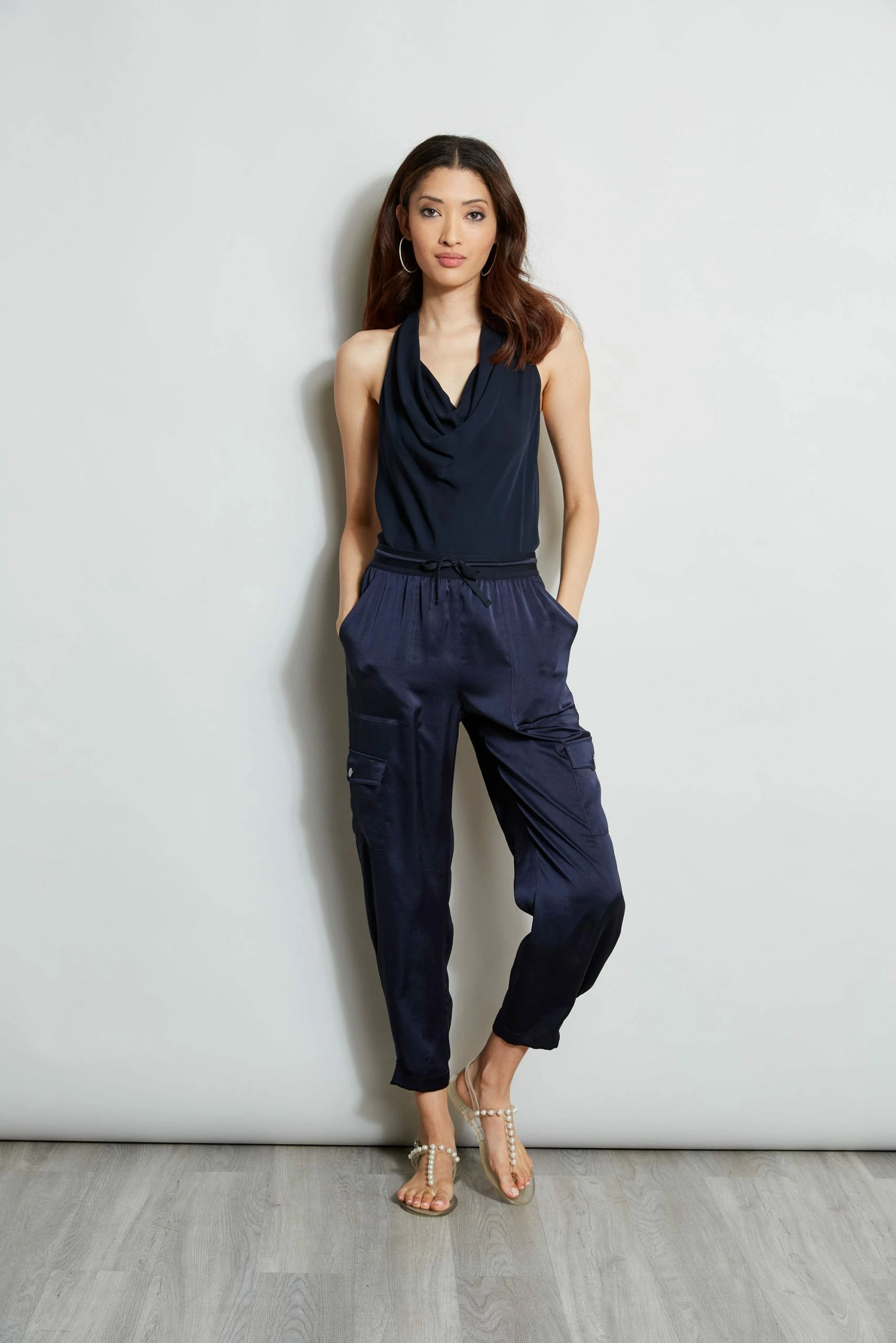 Elie Tahari Cowl Halter Shirt 6 Elie Tahari Cowl Halter Shirt - Image 4