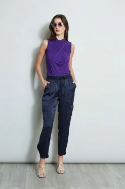 Elie Tahari Sleeveless Twist Knit 10 Elie Tahari Sleeveless Twist Knit -Elie Tahari Sales 2023 E4027203 STARGAZER E556X513 BLACKBERRY 1Hero 667