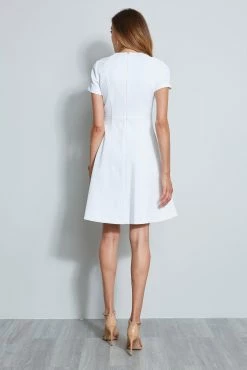 Elie Tahari Harley Dress -Elie Tahari Sales 2023 E403C600 WHITE DRESS 3BACK 120