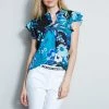 Elie Tahari Nouveau Flutter Shirt 2 Elie Tahari Nouveau Flutter Shirt -Elie Tahari Sales 2023 E405F502 TEALMULTI 2FRONT 017