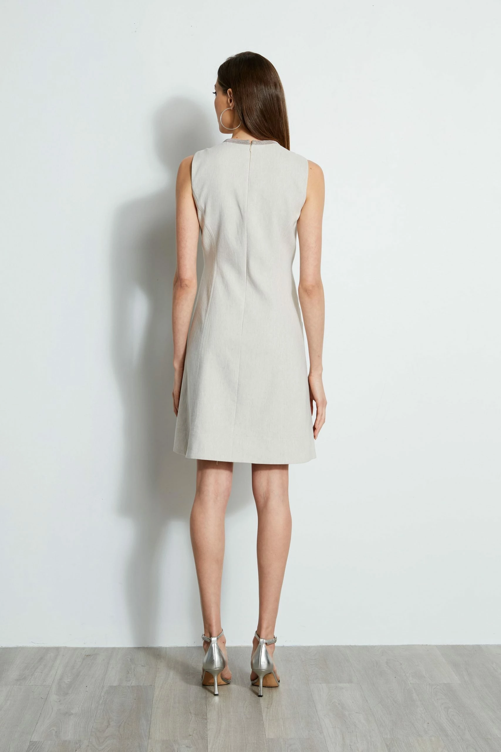 Elie Tahari Linen Chain Dress 7 Elie Tahari Linen Chain Dress - Image 5